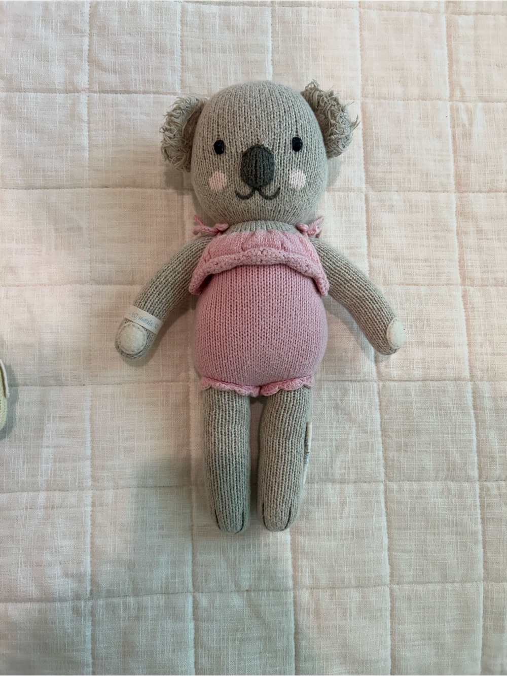 Cuddle + Kind Grey Koala Plush with Pink Outfit